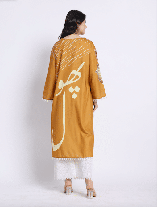 Phool Shayri kurta